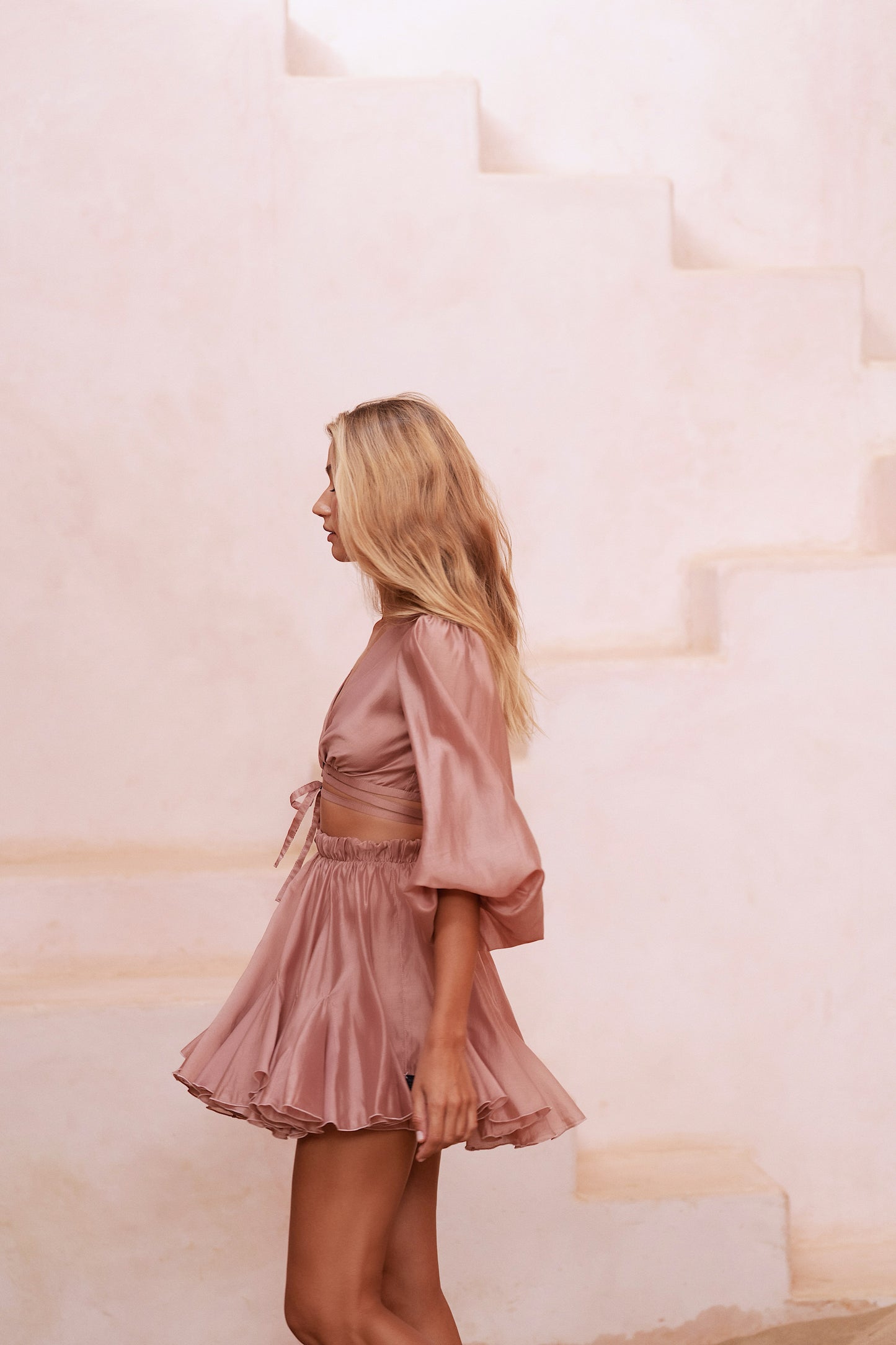 CO-ORD SET MALIBU PEACH