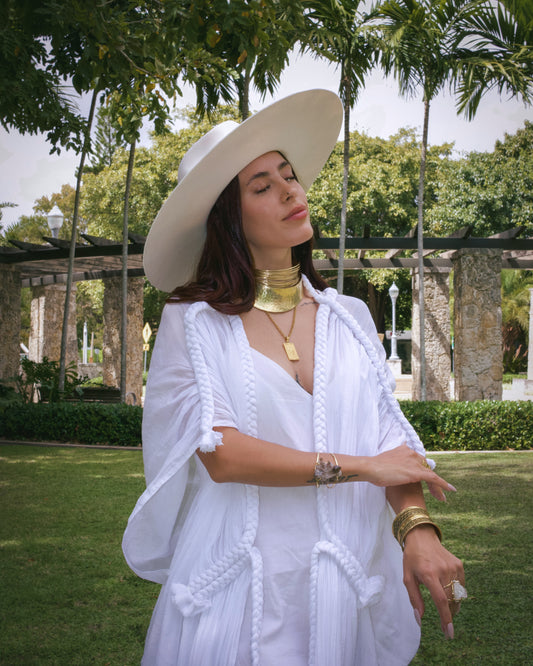 TUNIC GODDRESS WHITE