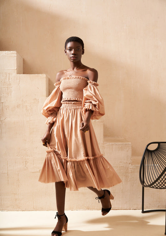 CO-ORD SET SUNSET NUDE