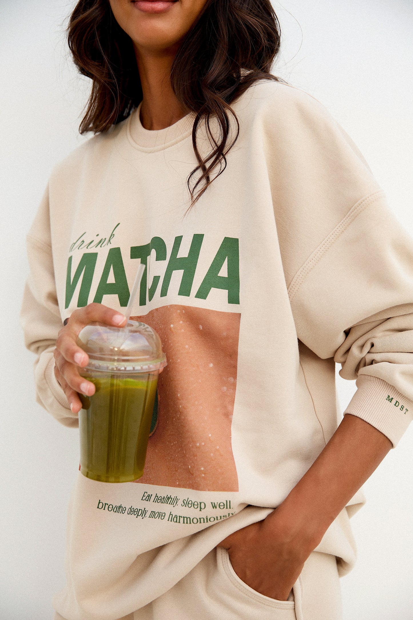 SWEATSHIRT MATCHA